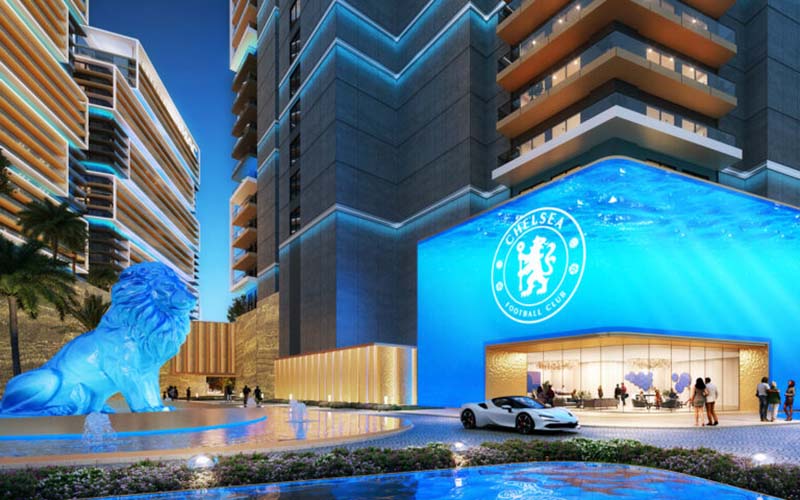 chelsea residence building in maritime city, dubai